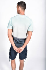 Mens Multi Ombre Muscle Fit T-Shirt