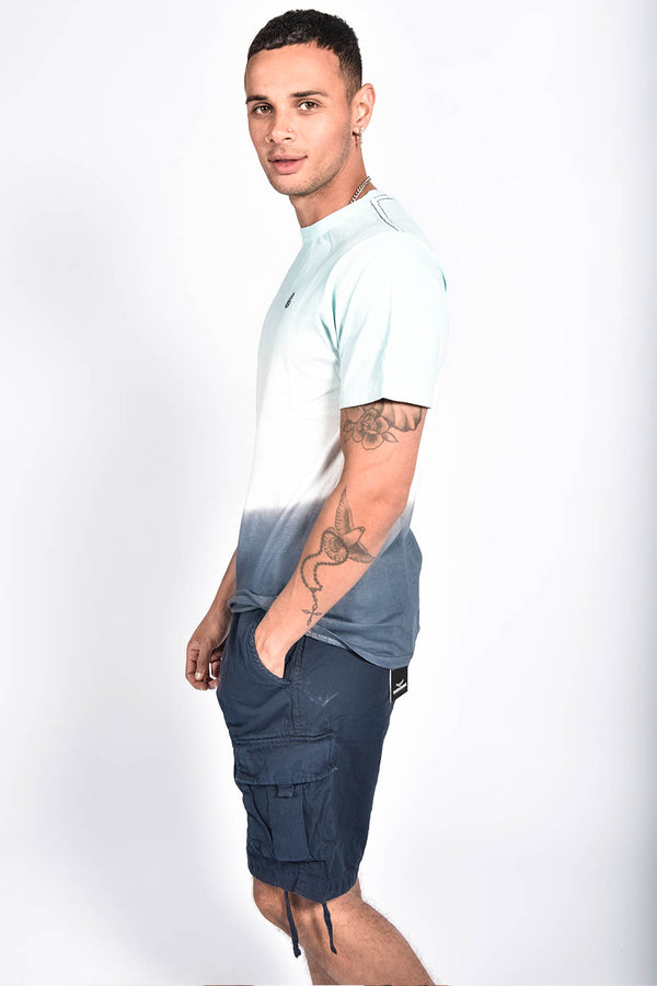 Mens Multi Ombre Muscle Fit T-Shirt