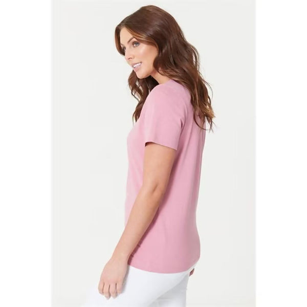 Pink Design Ultimate T-Shirt With Crew Neck