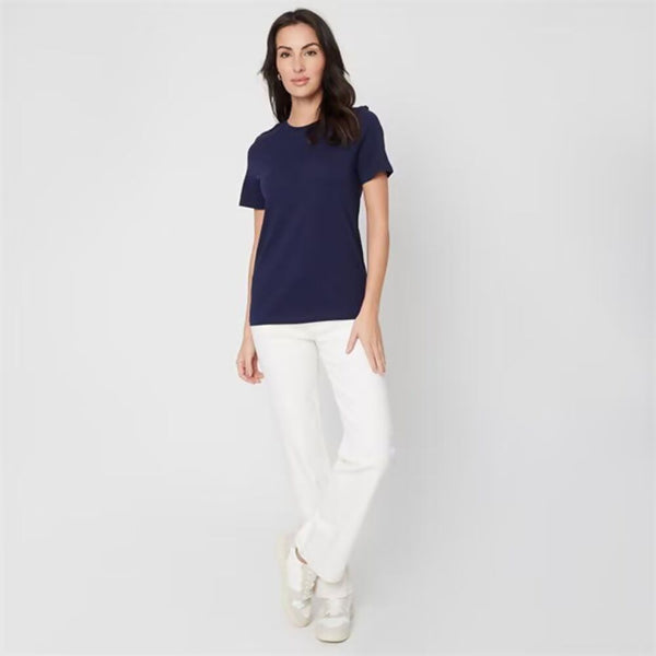 Navy Design Ultimate T-Shirt With Crew Neck