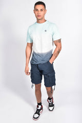 Mens Multi Ombre Muscle Fit T-Shirt
