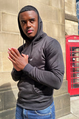 Black JYO Slogan Hoodie
