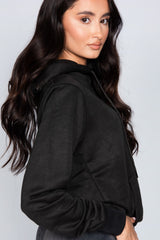 Black JYO Slogan Hoodie