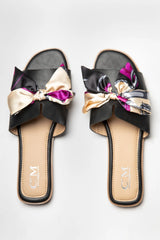 Black Satin Ribbon Sliders