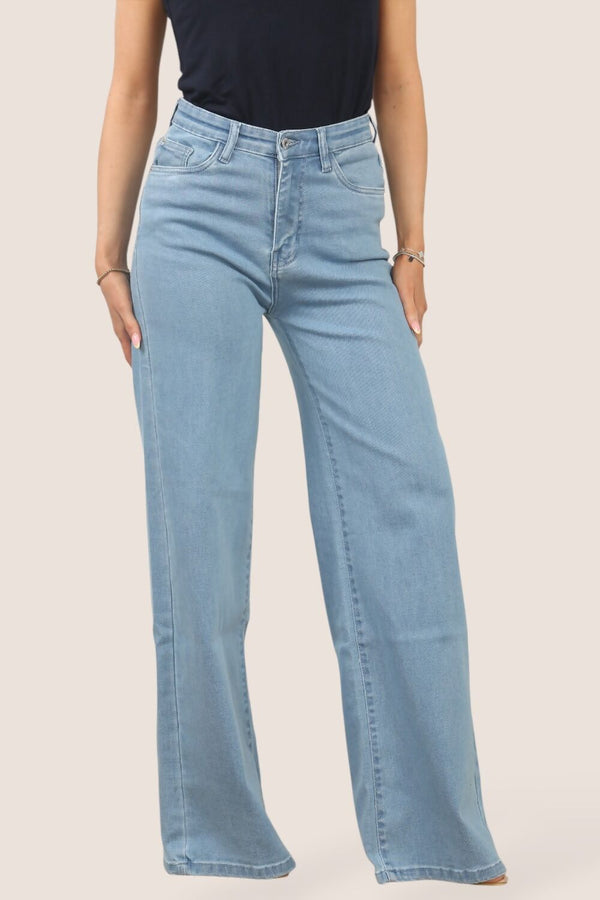 Blue Light Washed 90s Baggy Jeans 