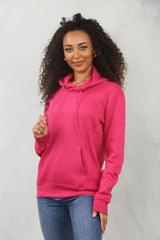 Fuchsia Oversized Pullover Hoodie