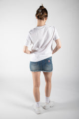 White "Baby Girl" Oversized Tee