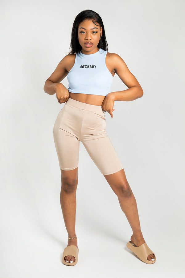 Mocha Slinky Cycle Shorts