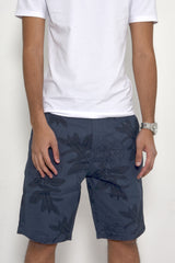 Mens Blue Wimbledon Floral Chino Short