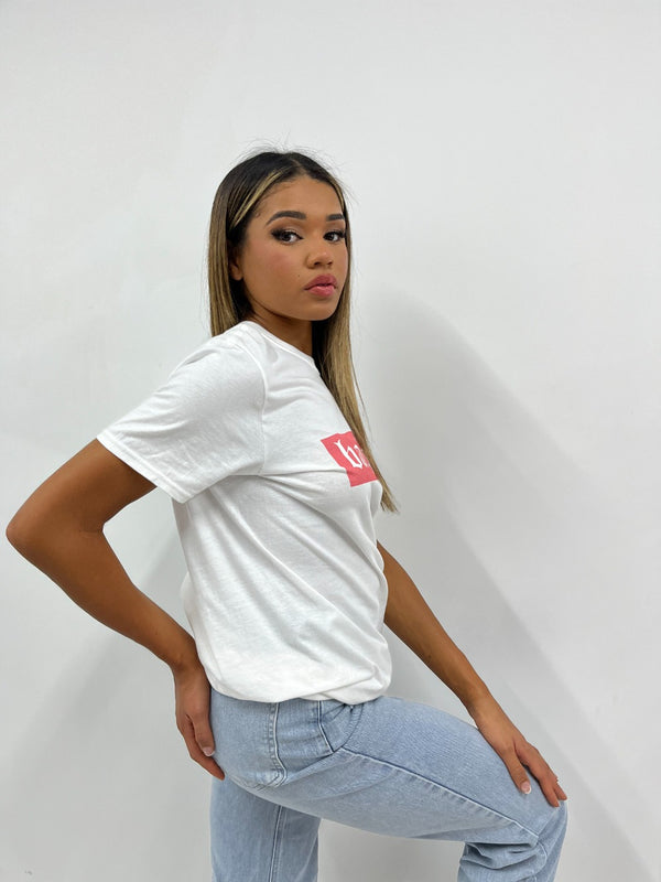 White Babygirl Oversized Tee