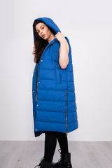 Royal Longline Hooded Puffer Gilet