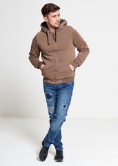Mens Distressed Denim Frayed Jeans
