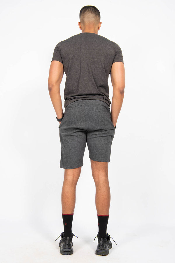Charcaol Zip Pocket Shorts 