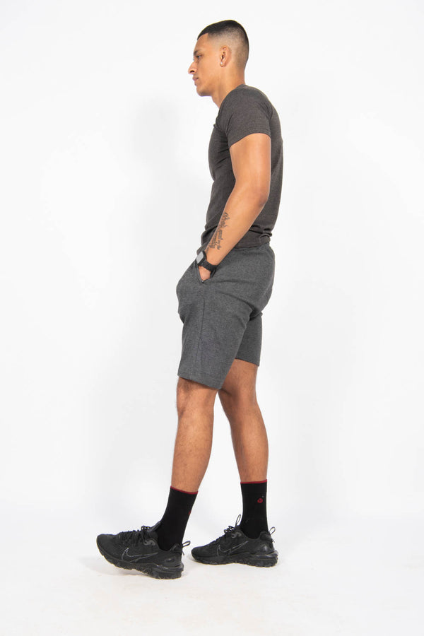 Charcaol Zip Pocket Shorts 