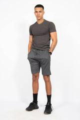 Charcaol Zip Pocket Shorts 