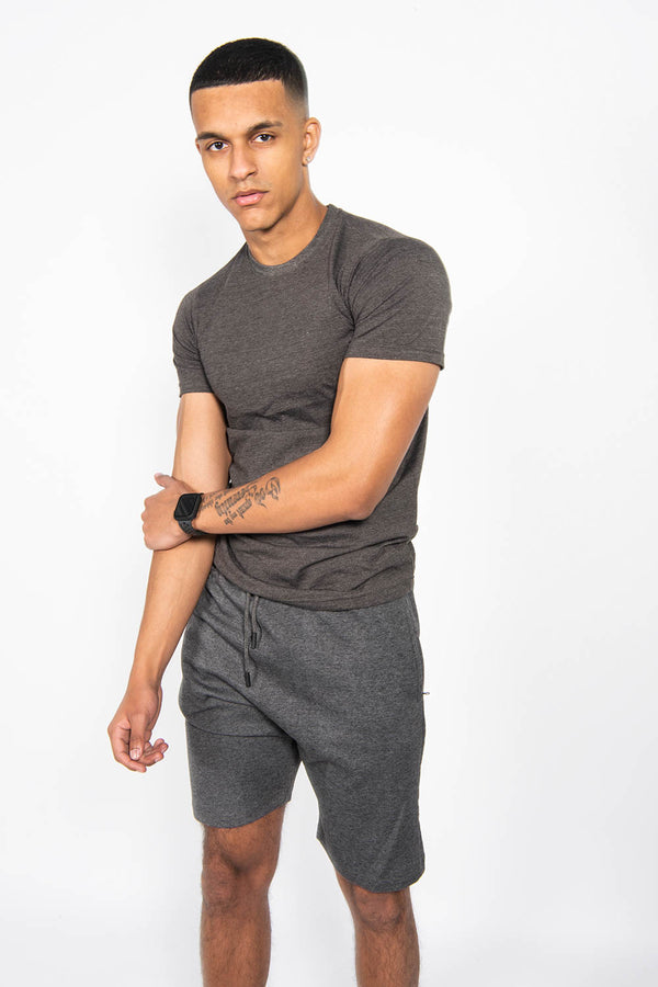 Charcoal Muscle Fit Tee