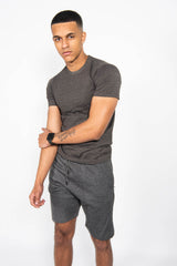 Charcoal Muscle Fit Tee
