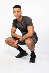 Charcoal Muscle Fit Tee