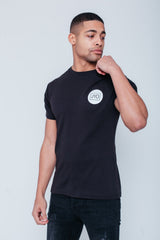 Mens Black JYO Logo Print T-Shirt