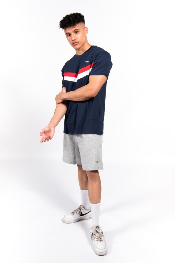 Navy With Grey Wilson Cotton Pyjama Set