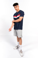 Navy With Grey Wilson Cotton Pyjama Set