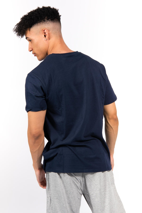 Navy With Grey Wilson Cotton Pyjama Set